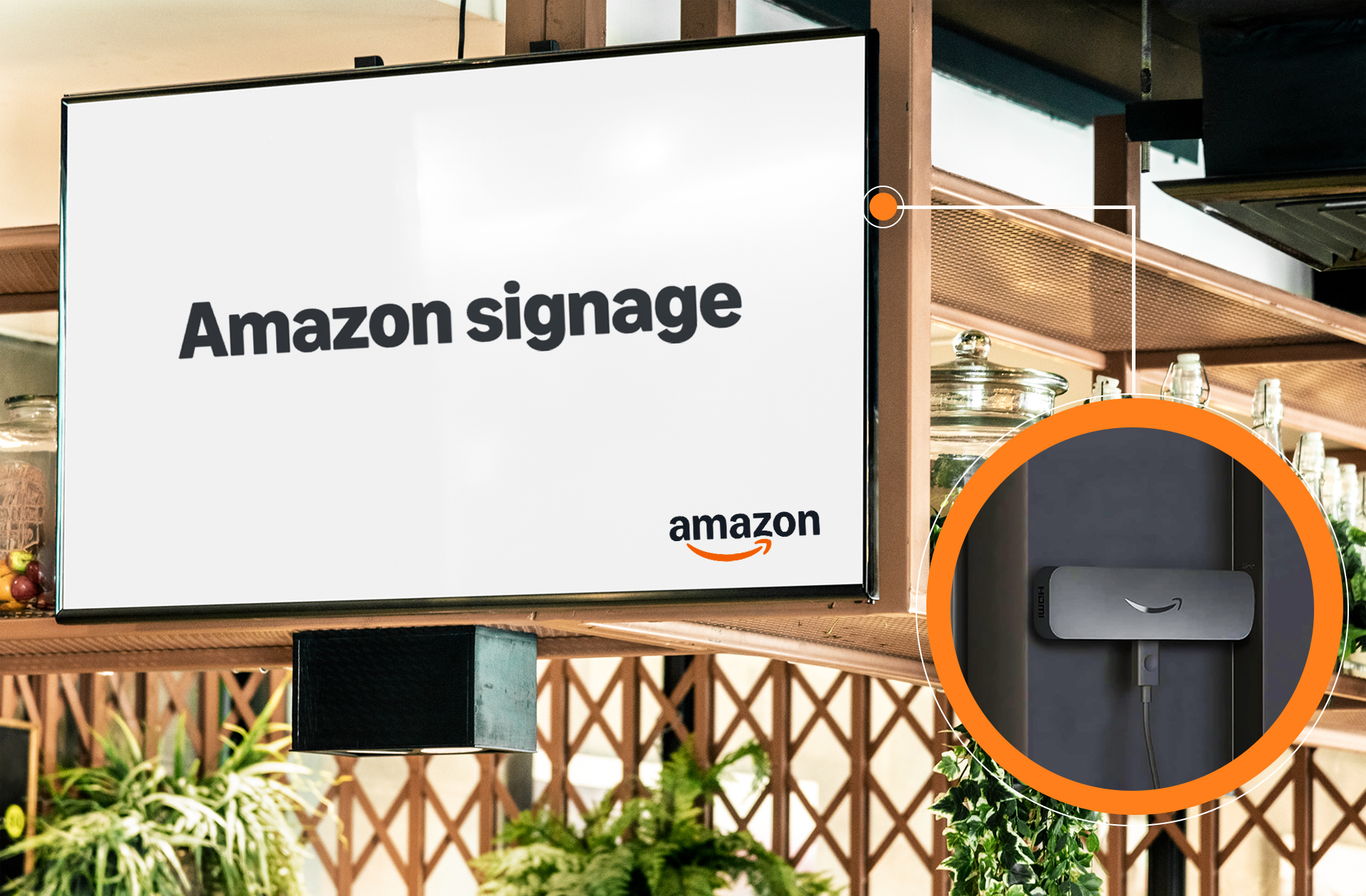 Amazon Signage Stick